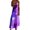 Purple, variant on IROINNID Women's Sundress Boho Summer Deep V Neck Sleeveless Maxi Dress Elegant Swing Long Dress Prints Drop Waist Dress