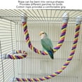 thumbnail image 3 of Bendable Bird Rope Perch Toy, Colorful & Safe, Comfortable Grip, for Cockatiels, Lovebirds, Budgies withStand, 3 of 8