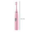 thumbnail image 3 of Powerful Cleaning Toothbrush Set - Advanced Dental Hygiene Tools for Comprehensive Oral Care - Pink, 3 of 3