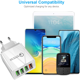 thumbnail image 5 of Adaptador de carga USB Quick Charge 3.0 Fuente de alimentación USB de 4 puertos con carga inteligente para iPhone XR / XS / X / 8Plus / 8/7/iPad Air/Huawei Zhivalor 2036035-4, 5 of 8