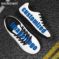 thumbnail image 1 of Zapatillas deportivas transpirables de malla con estampado degradado de galaxia azul, zapatillas para correr con cordones, zapatos planos ligeros para hombres Zapatos, 1 of 6