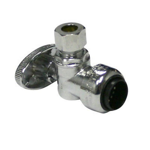 Boshart Industries 281931 0.5 x 0.37 in. Angle Stop Push Fittings