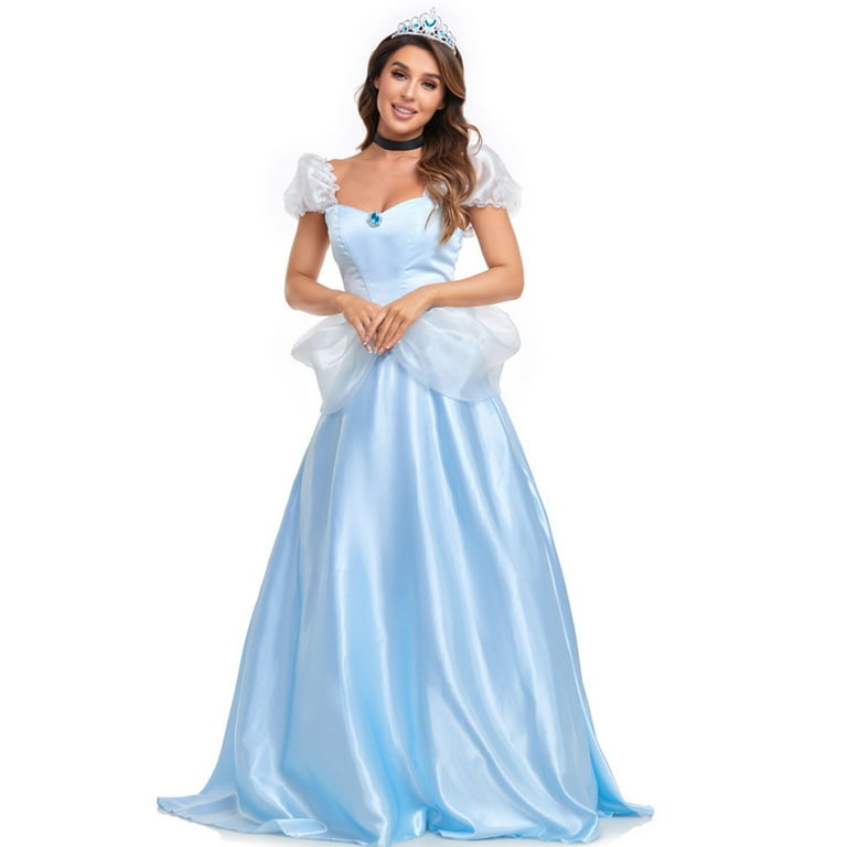 HAWEE Blue Princess Dress Up Costume for Adult Women - Walmart.com