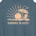 thumbnail image 3 of Instant Message - Summer In Sicily - Women's Racerback Tank Top, 3 of 6