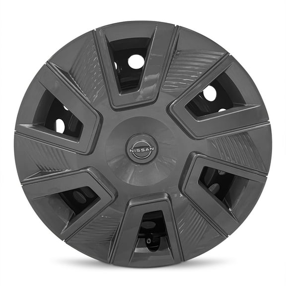 For 2025 Nissan Kicks 16 Inch Powder-Coated Black Steel Rim and Silver Hubcap - Genuine OEM Take-Off