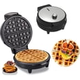 thumbnail image 1 of Mini Waffle Make,Waffle Maker Iron Machine, 1000w,Non-stick Coating, Adjustable Temperature Control,Power/Ready Indicator Light,Overheating Protection, 1 of 5