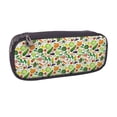 thumbnail image 2 of Lsque Vegetables2 Printed Big Capacity PU Leather Pencil Case Large Pencil Pouch Stationery Pen Bag Pencil Holder for Teen, 2 of 6