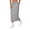 Gray, variant on Women's Casual Sweat Midi Skirt Elastic Drawstring Waist Cotton Blend Long Skirt with Side Pockets Slit for Daily Wear Lounge Travel