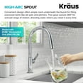thumbnail image 6 of KRAUS Oletto Single Handle Pull Down Kitchen Faucet in Chrome, 6 of 7