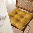 thumbnail image 5 of PureCasa Solid Color Polyester Seat Cushions, Household Chair Cushion Breathable Chair Pads for Home Office Classroom Patio, Simple Home Decor Ideal for All Seasons, 16"x16"x3.5", 1PC, Yellow, 5 of 6