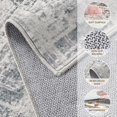 thumbnail image 4 of UERMEI 2x3 Entryway Area Rugs: Washable Neutral Abstract Small Rug Door Mat Non-Slip Soft Low Pile Indoor Carpe for Entrance Kitchen Front Door Bathroom Entry Kids Room - Gray, 4 of 7