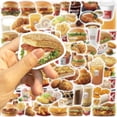 thumbnail image 4 of Pegatinas KFC Fried Food, impermeables, con grafiti, 64 unidades, 4 of 5
