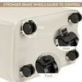 thumbnail image 6 of DOKEHOM 90L X-Large Laundry Basket with Removable Wash Bag on Wheels, Collapsible Rolling Laundry Hamper, Foldable Clothes Organizer, Folding Washing Bin (Beige), 6 of 9