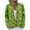 Light Green, variant on Women's Cardigan Long Sleeve Lightweight Fun Christmas Print Jacket with Button Front for Holiday Fashion and Casual Wear,Red,2XL