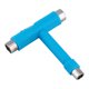 thumbnail image 1 of 2 Pcs Multi Function Skateboard T-Tool Screwdriver Socket Longboard Metal All in One Skate Tool (Random Color) Amonsee No, 1 of 6