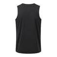thumbnail image 5 of Zhanqunnn Mens Lightweight Sleeveless Performance Tee for Breathable Summer Training Tank Top for Running Workouts and Gym Fitness Mens Tops Loose Fit Mens Big and Tall T Shirts, Size M, 5 of 5