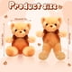 thumbnail image 3 of Peluches HyDren con forma de oso, 6 unidades, color marrón, 30 cm, 3 of 7