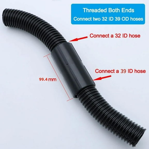 Vacuum Cleaner Host Hose Connector Pipe Adapter Handle For Thread Hose 32Mm 40Mm Household Supplies Cleaning Vacuum Parts