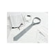 thumbnail image 5 of CORBATA DE HOMBRE DE PATRÓN A CUADROS SÓLIDOS INSPIRE CHIC PARA EL DÍA DEL PADRE, CORBATAS DE NEGOCIO FORMAL, TAMAÑO ÚNICO GRIS PLATA, 5 of 5