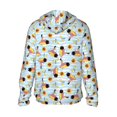 thumbnail image 2 of Picia Submarine With Fishes Undersea Women's Men's UPF 50+ Sun Protection Hoodie Shirt Long Sleeve SPF Fishing Outdoor UV Hiking Lightweight Shirts-Small, 2 of 9