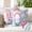 Pink and Blue, variant on Phantoscope Boho Outdoor Decorative Throw Pillows with Inserts, Waterproof, Turquoise, 18 x 18 in, 2 Pack