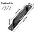 thumbnail image 3 of Furniture Handle Door Handle, 200Mm Stainless Steel Punched Door Handle Black, 3 of 10