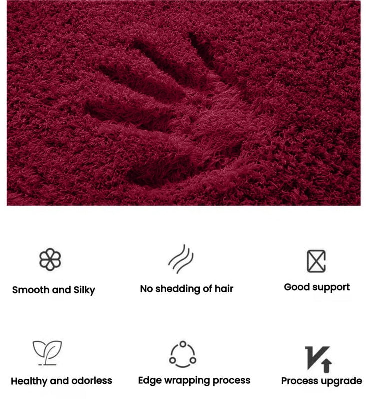 Muddy Cat Rug,Super Absorbent Doormat for Paws - Non Slip Arctic velvet Entryway Rug, Indoor Outdoor Machine Washable Pet Cleaner Mat, Quick Dry Microfiber Rug for Mucky Paws,Claret,24"X16".