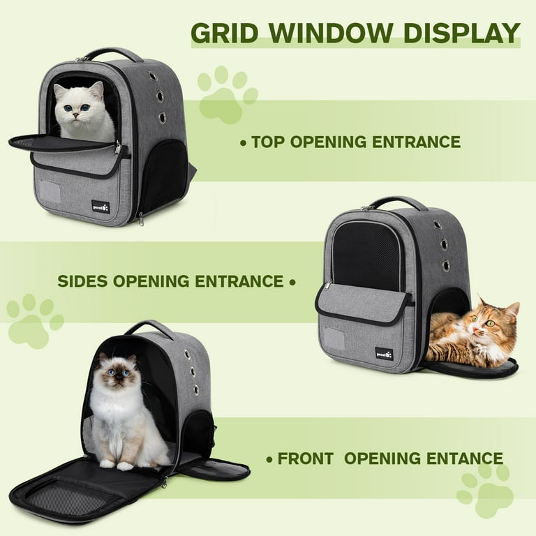 TRAVELCAT Cat Travel Pet Backpack Convertible Panoramic Window for