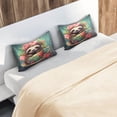 thumbnail image 7 of Coolnut Beautiful Sloth Pillowcase for Hair and Skin Silk Pillowcase Queen Size 20×30in, Soft and Breathable Slippery Satin Pillowcase Covers for Sleep Decor Giftsation 559, 7 of 7