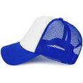 thumbnail image 3 of LYHLYA 2 pcs Sublimation Blank Caps Unisex Adult Polyester Mesh Cap Trucker Cap with Adjustable Snapback, 3 of 7