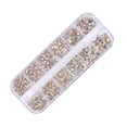 thumbnail image 1 of pitrice 1Box 12 Sheets Colorful Crystals Nail Art Bling Shiny Rhinestones Nail Decal Manicure Tool, 1 of 1