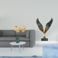 thumbnail image 2 of Tirador De Latón Con Forma De Lazo Para Cajones De Cocina, Escultura Decorativa De Resina Con Forma De Ala Extendida Para Armarios, Tocador O Ala, Estilo Feng Shui, 2 of 8