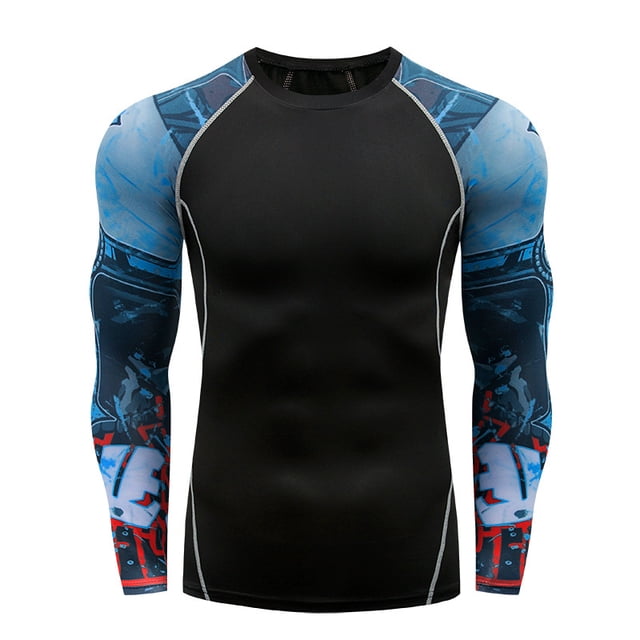 Camiseta de manga larga Rashguard para hombre, camisetas de BJJ, Muay Thai, camisetas de compresión de Jiu Jitsu y MMA, ropa deportiva, camisetas de boxeo para gimnasio