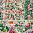 thumbnail image 1 of Scrapbook Paper Supplies, 24 Sheets Aesthetic Decoupage Origami Colored Paper for Craft Junk Journal Photo Album Card Making 6 x 6 Inch, 1 of 4