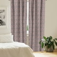 thumbnail image 2 of Ambesonne Ethnic Window Curtains, Aztec Influenced Triangles, Each 28" W x 84" L, Beige Dried Rose, 2 of 4