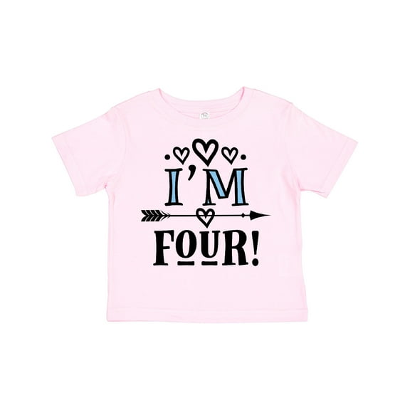 Inktastic 4th Birthday 4 Year Old Arrow Girls Toddler T-Shirt