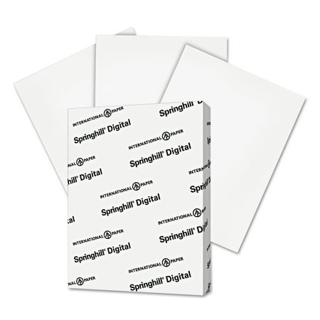 Springhill Digital Index White Card Stock, 110 lb, 8 1/2 x 11, 250 Sheets/Pack -SGH015300
