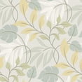 thumbnail image 2 of Beacon House Eden Purple Modern Leaf Trail Wallpaper, 20.5-in by 33-ft, 56.4 sq. ft, 2 of 3