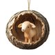 thumbnail image 1 of ¡Ofertas de liquidación de ahorros 2024! Amvlyk: NUEVOS adornos navideños colgantes de acrílico con estampado de animales navideños, regalos para familiares y compañeros, decoración para el árbol de, 1 of 8