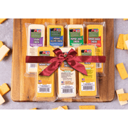 Specialty 100% Wisconsin Cheese Block Holiday Assortment Sampler - (Pack of 7 Blocks) | Great for Gifts & Charcuterie Boards | Low Carb, High Protein, Keto-Friendly
