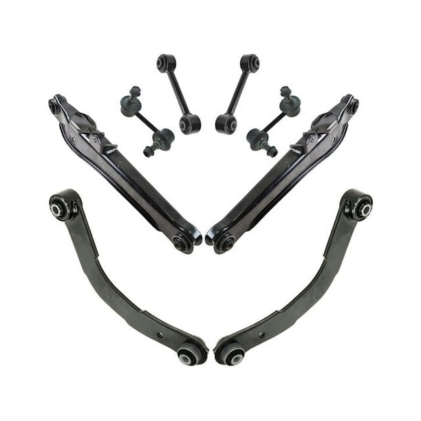 Rear Control Arm Sway Bar Link Lateral Arm Kit 8 Piece Compatible