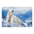 thumbnail image 2 of MKHERT White Polar Bear Doormat Rug Home Decor Floor Mat Bath Mat 23.6x15.7 inch, 2 of 3