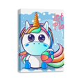 thumbnail image 2 of OWNSERIES Home Decor Cute Baby Unicorn Pattern Canvas Wall Art Paintings for Living Room - Canvas Framed Print Wall Artworks Ship From US Warehouse, 2 of 5