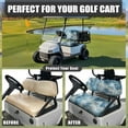 thumbnail image 4 of Uorisanigo Blue Marble Print Golf Cart Seat Cushion Non-Slip Golf Seat Cushion Cover Easy to Install Golf Cart Seat Protector for All EZGO, Yamaha, Club Cars and More 2-Seats Cart, 4 of 7