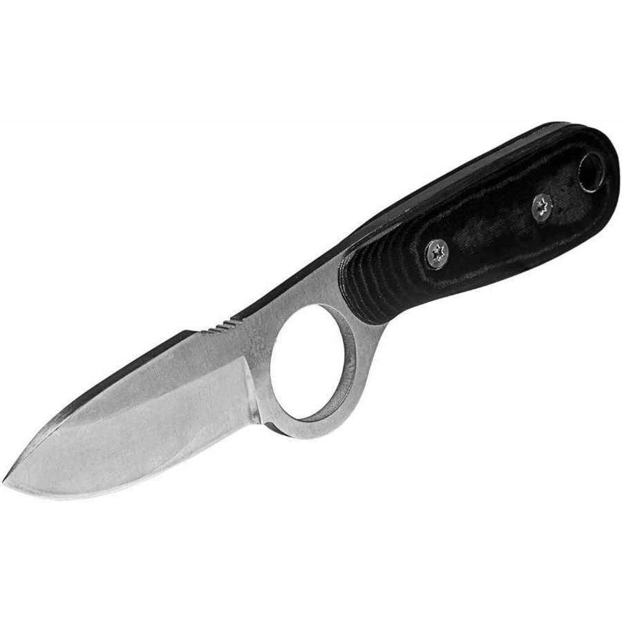 008 1 pc,Buffalo Horn Scale Black Daggor handle 4" long 1'center 3/4"thick 