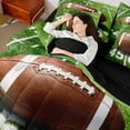 thumbnail image 4 of Castle Fairy Adults Female Men Football Gamer Bedding Comforter Set 7pcs,Ball Game Queen Bedding Sets Super Cozy,Sport Theme Queen Sheet Sets,Microfiber Bedroom Decor,Reversible, 4 of 8