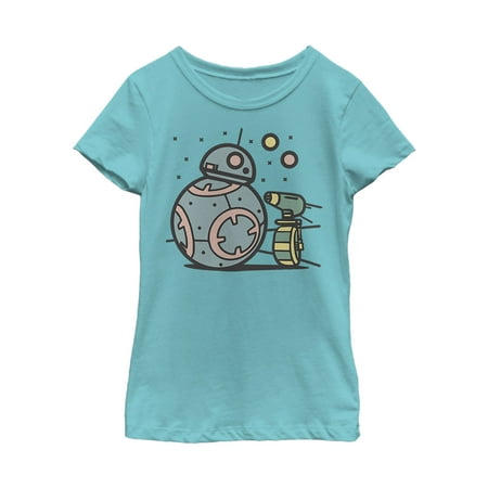 Star Wars: The Rise of Skywalker Girls' Droid Cuties T-Shirt