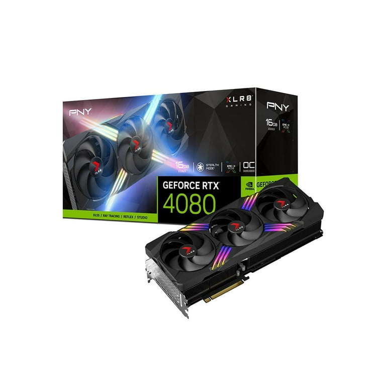 PNY GeForce RTX™4080 16GB XLR8 Gaming VERTO EPIC-X RGB™ OC Triple