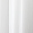 thumbnail image 4 of Sheer Voile Drape White 96 Inches Long Lightweight Pinch Pleated Curtain for Kids Room Living Room Solid Color Transparent Thin Curtain (1 Panel, 52Wx96L, Slub Cross) outdoor curtains, 4 of 6