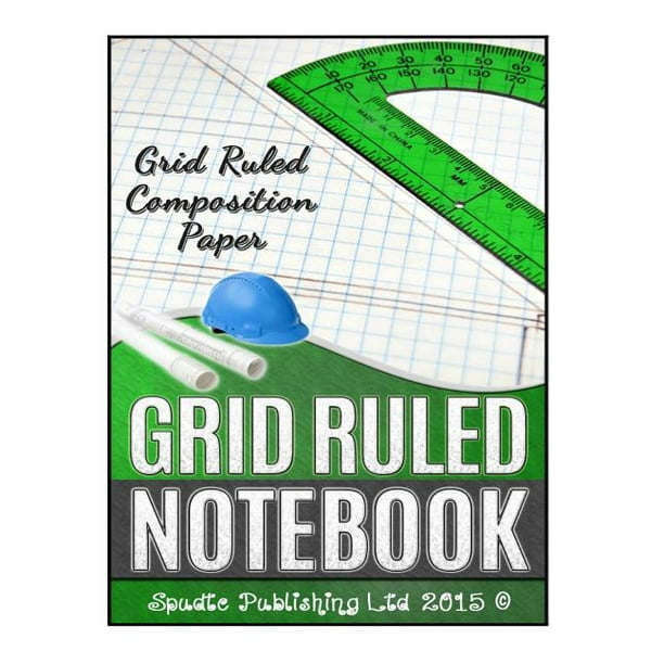 Grid Ruled Notebook Grid Ruled Composition Paper (Paperback) Walmart